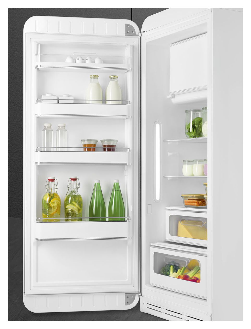 FAB28LWH6 270 l / 244 l Kühlschrank freistehend EEK: C 104 kWh Jahr  (Weiß) 