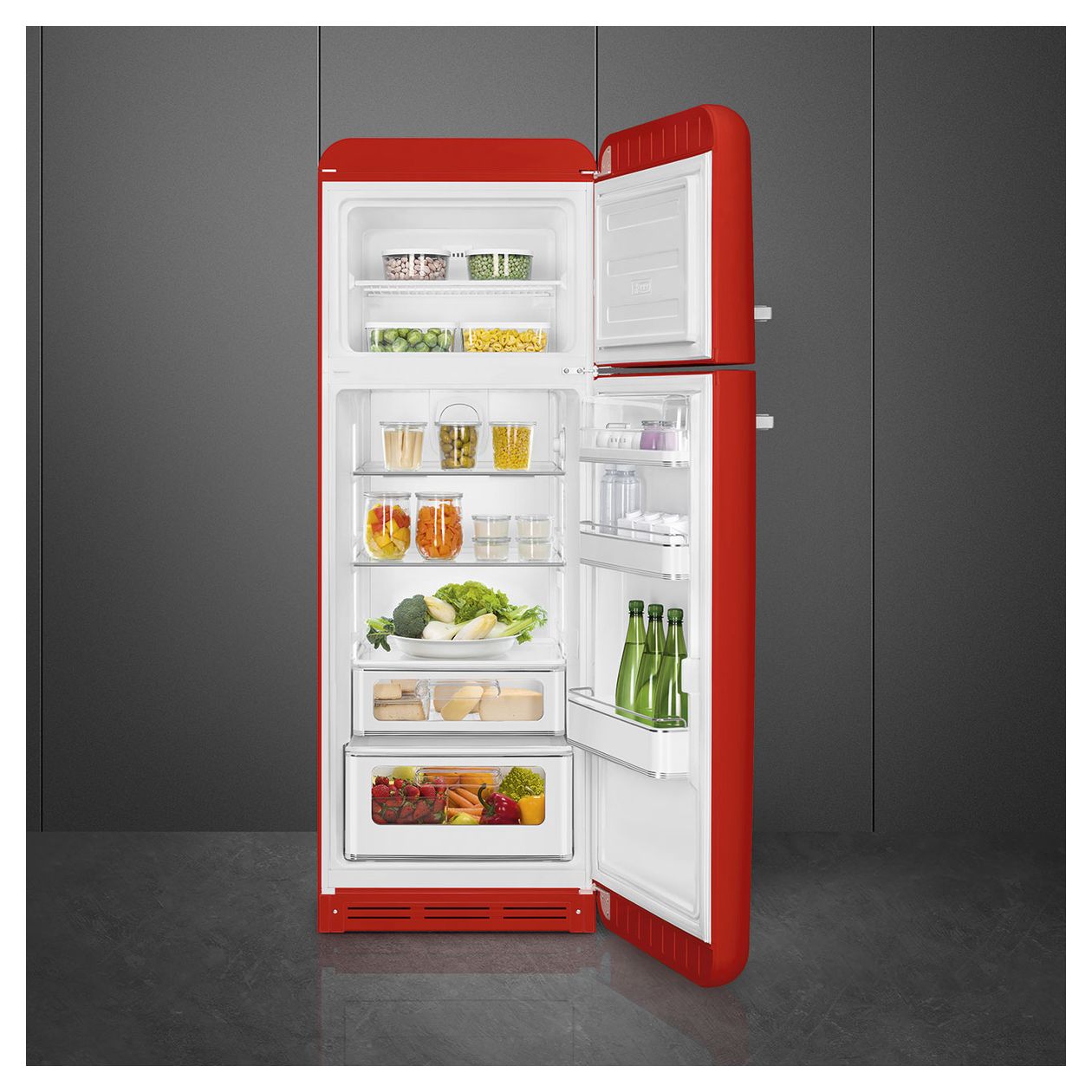 FAB30RRD6 72 l Gefrierschrank 135 kWh Jahr  (Rot) 