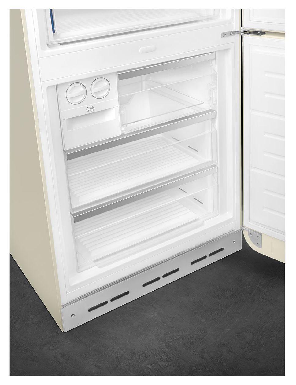 FAB38RCR6 344 l / 137 l Kühl-Gefrierkombi freistehend NoFrost 230 kWh Jahr  (Cremefarben) 