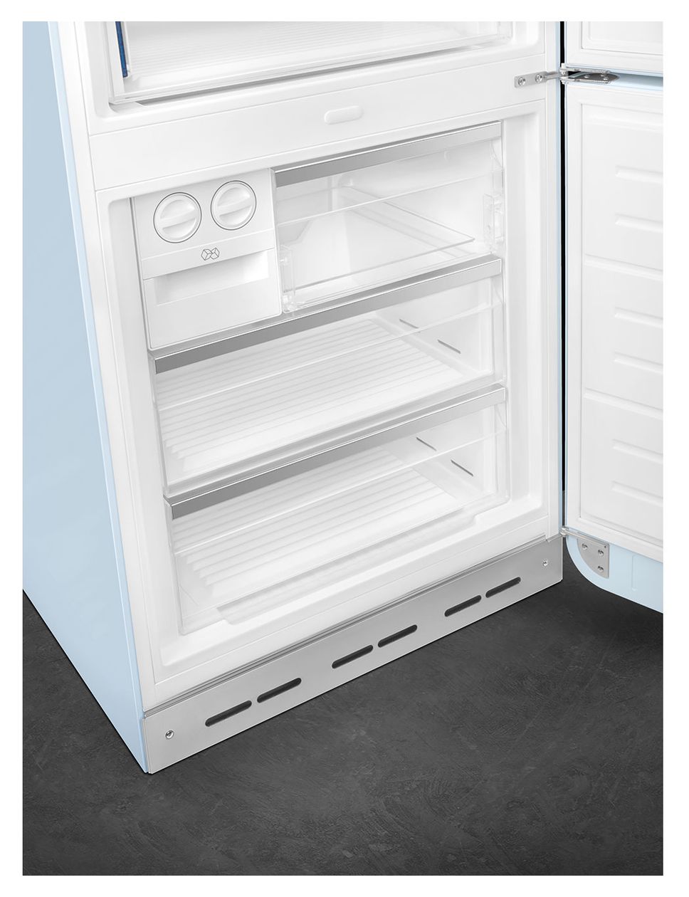 FAB38RPB6 344 l / 137 l Kühl-Gefrierkombi freistehend NoFrost 230 kWh Jahr  (Blau) 