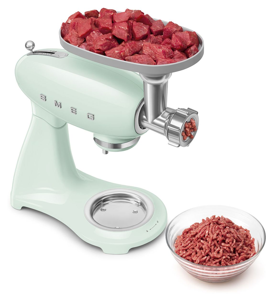 SMF05 Küchenmaschine 4,8 l Standmixer 10 Stufen 1000 W  (Grün) 