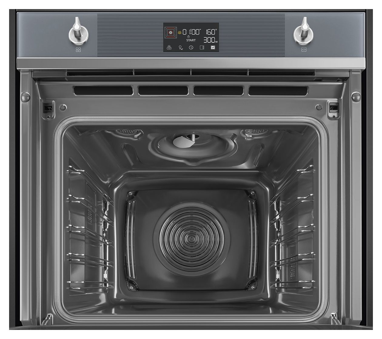 SO6102M2S Einbaubackofen 68 l AutoClean Mikrowelle 