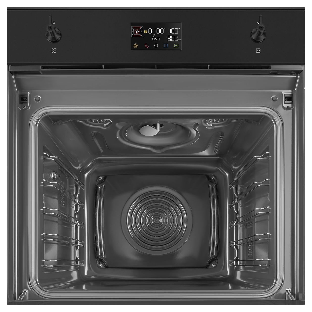 SO6302M2N Einbaubackofen 68 l AutoClean Mikrowelle 
