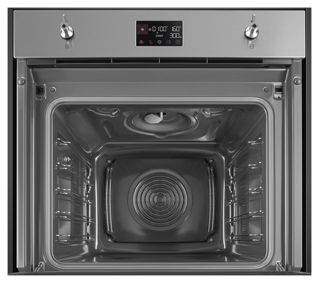 SO6302M2X Einbaubackofen 68 l AutoClean Mikrowelle 