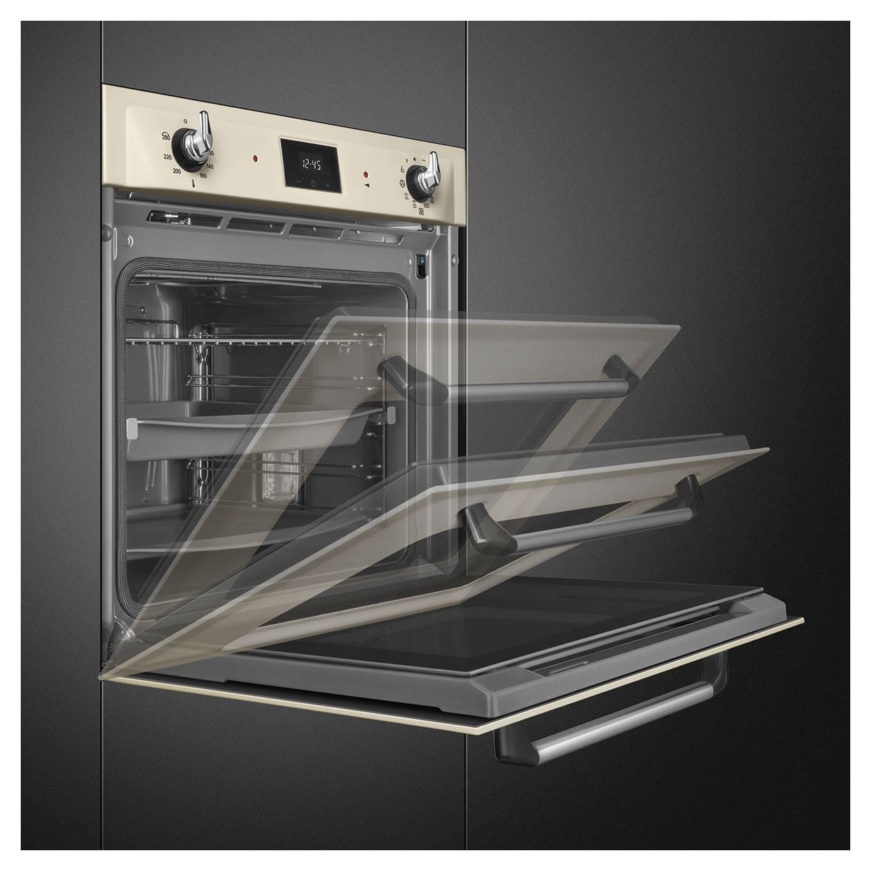 SOP6900TP Einbaubackofen 68 l AutoClean 