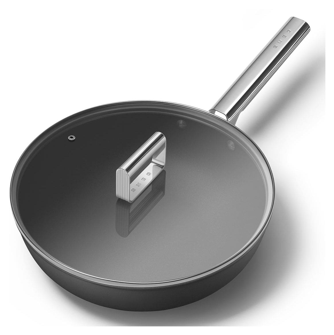 WOF3002BLM Wok 50's Style 30 cm Keramik beschichtet für alle Herdplatten und Backöfen bis 250° Spülmaschinengeeignet 