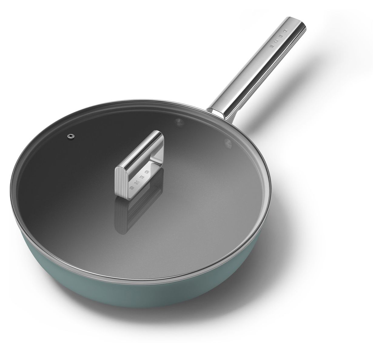 WOF3002EGM Wok 50's Style 30 cm Keramik beschichtet für alle Herdplatten und Backöfen bis 250° Spülmaschinengeeignet 