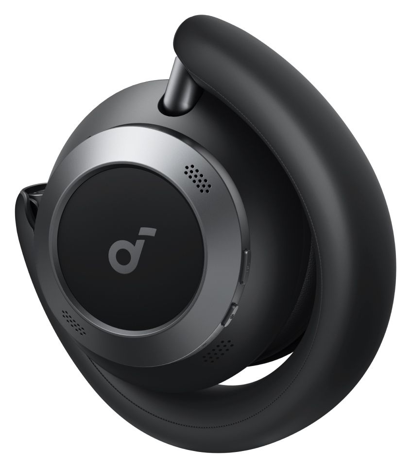 Space One Pro Ohraufliegender Bluetooth Kopfhörer kabellos  (Schwarz) 