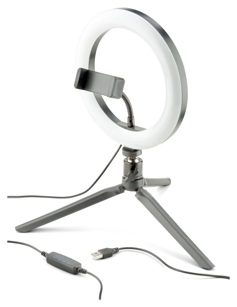 Selfie Ring Selfie-Licht 198 mm Universal  (Schwarz) 