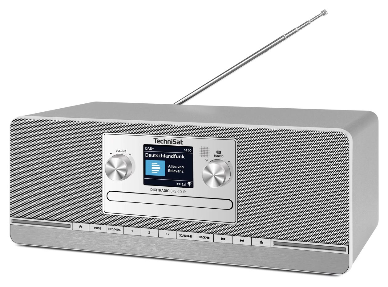 DigitRadio  372CD IR Bluetooth DAB+, FM Radio Internet  (Anthrazit, Silber) 