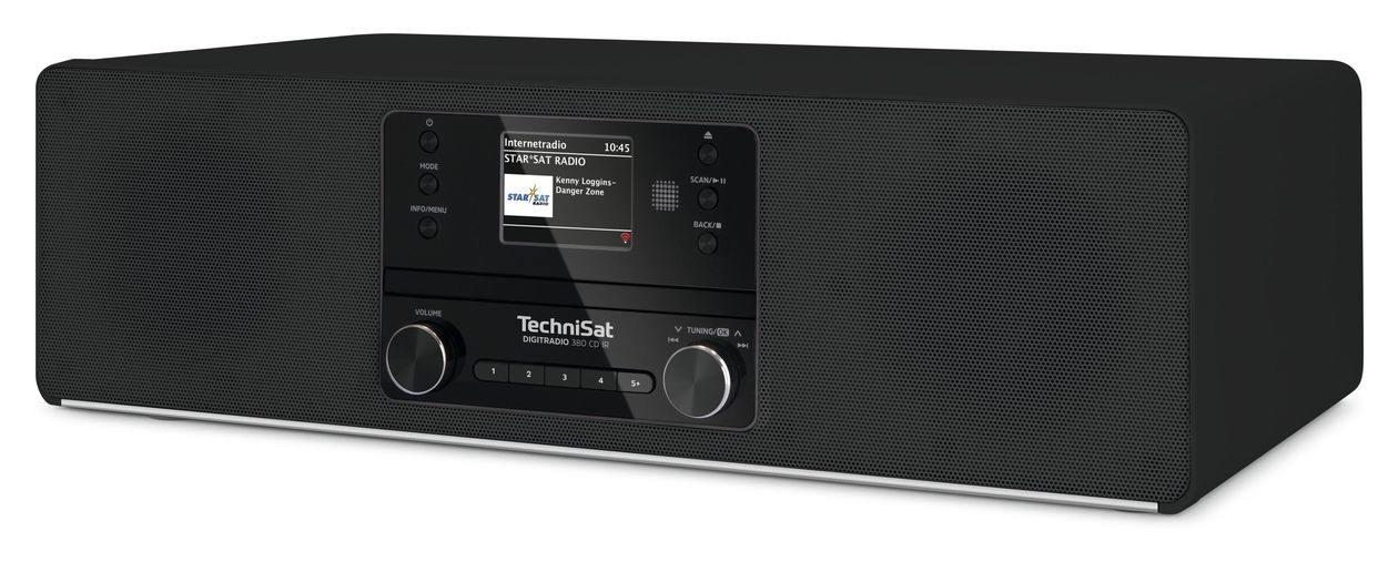 Digitradio 380CD IR Bluetooth DAB+, FM Radio Internet  (Schwarz) 