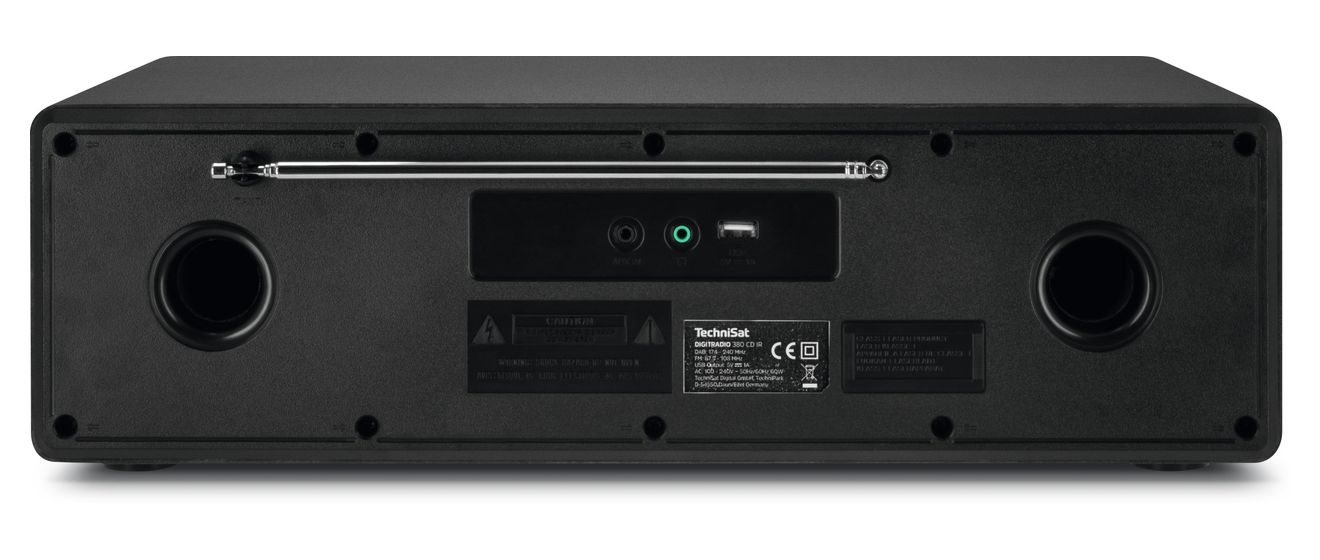 Digitradio 380CD IR Bluetooth DAB+, FM Radio Internet  (Silber) 