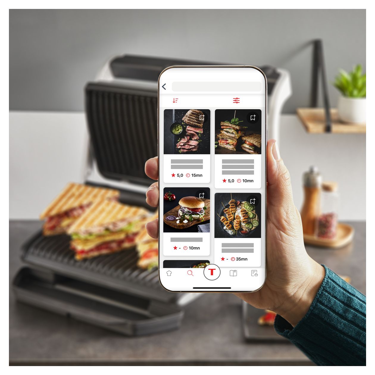 GC727D Optigrill+ XL 1 Zone(n) 2000 W mit 400 x 200 mm Fläche  (Schwarz, Edelstahl) 