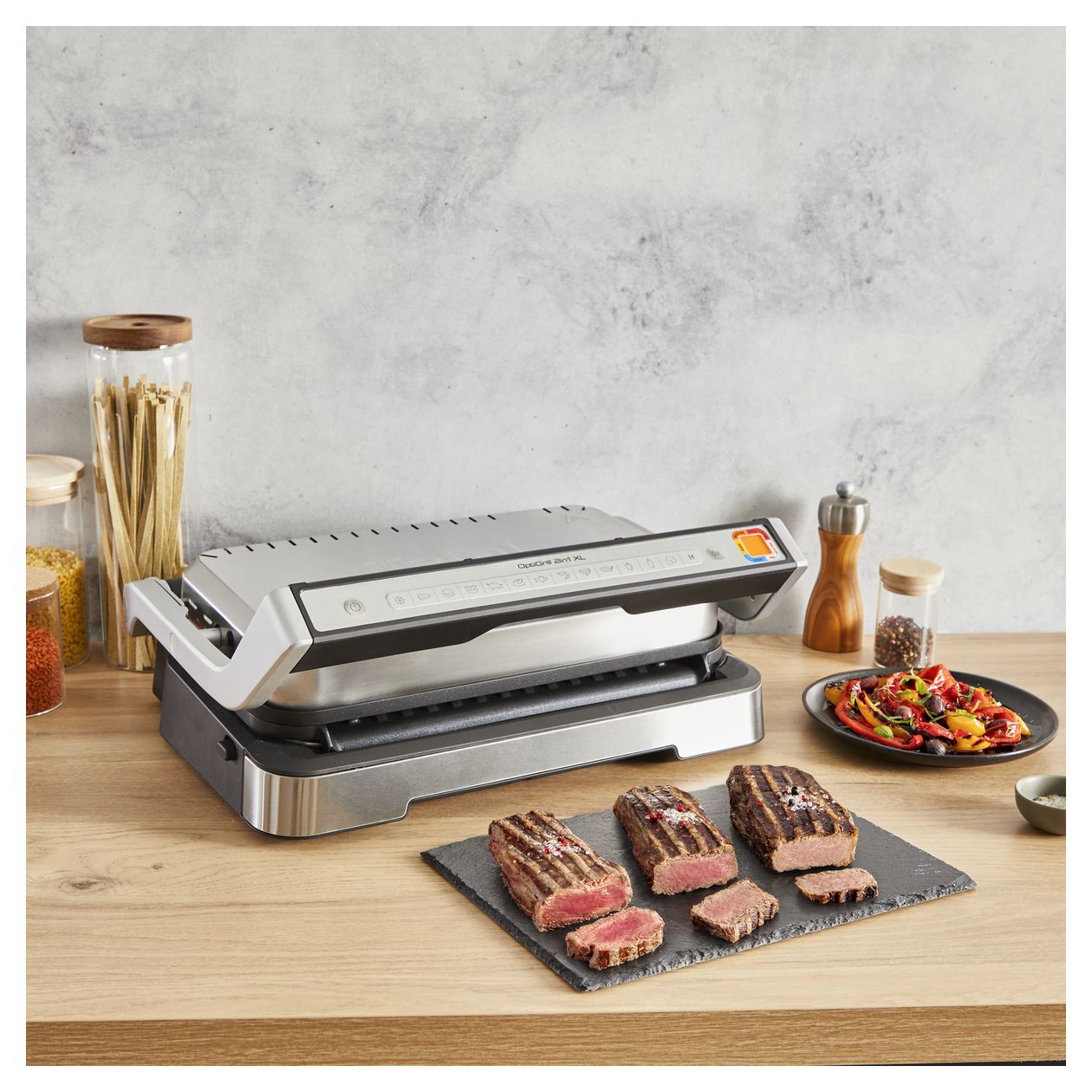 GC782D OptiGrill XL 2in1 2 Zone(n) 2200 W  (Edelstahl) 