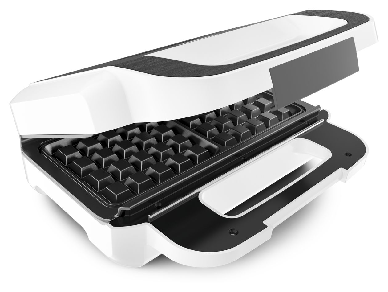 SW7011 Snack XL Waffel- und Sandwichmaker 850 W  (Weiß, Edelstahl) 