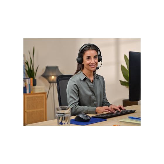 Ayda Ohraufliegender Bluetooth Kopfhörer kabelgebunden&kabellos USB Typ-C  (Schwarz) 