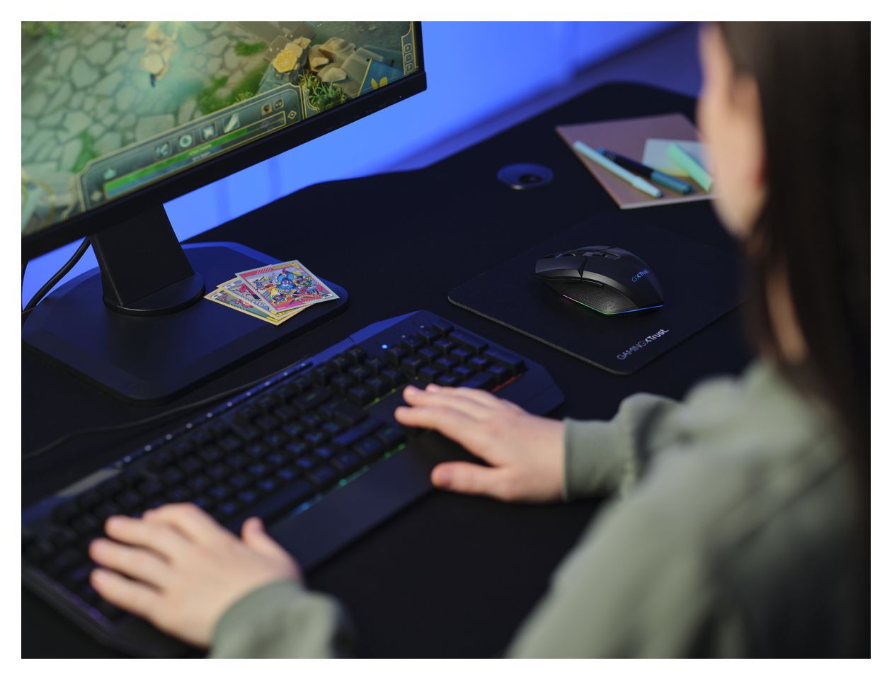 GXT 112 Felox 4800 DPI Gaming Maus  (Schwarz) 