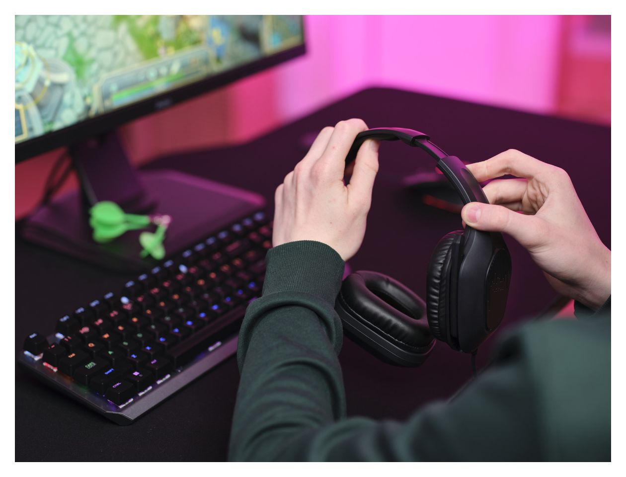 GXT415 Zirox Over Ear Kopfhörer Kabelgebunden  (Schwarz) 