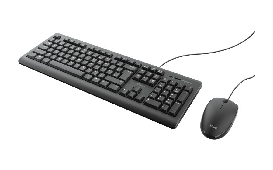 Primo Büro Tastatur USB  (Schwarz) 