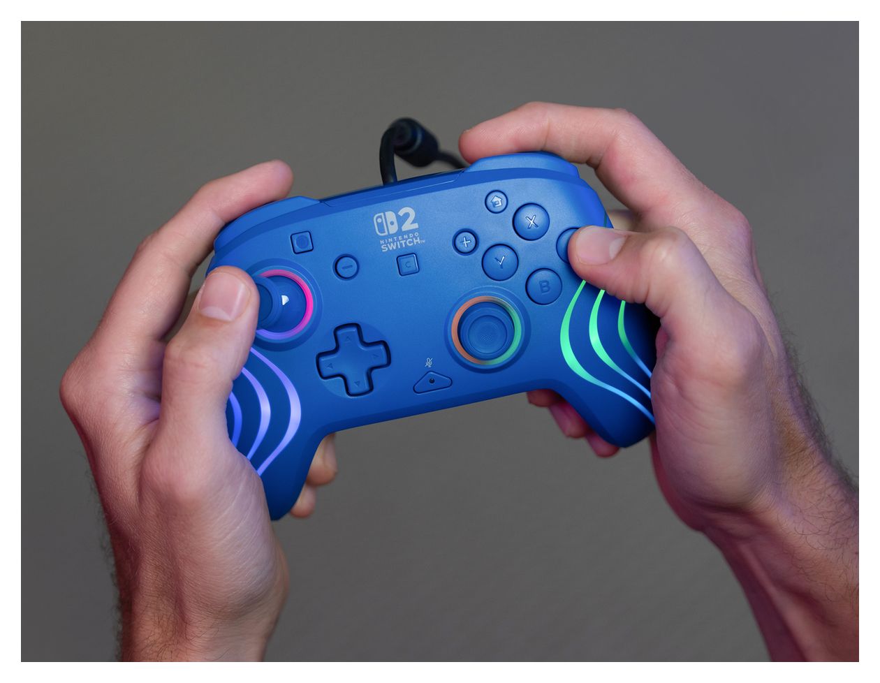 Afterglow Wave Wired Controller Gamepad für Nintendo Switch, Nintendo Switch 2, Nintendo Switch OLED  (Blau) 
