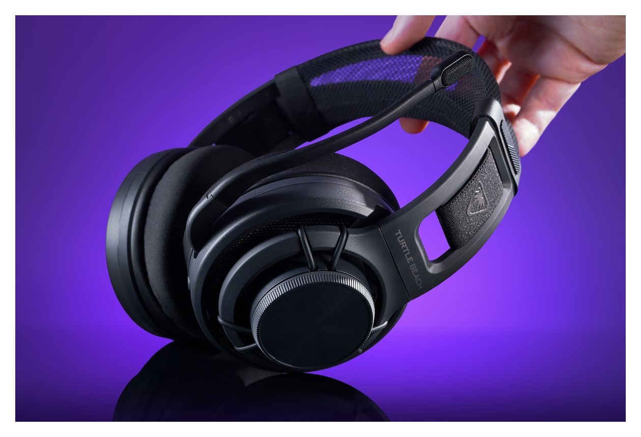 Atlas Air Gaming Over Ear Bluetooth Kopfhörer kabelgebunden&kabellos 50 h Laufzeit  (Schwarz) 