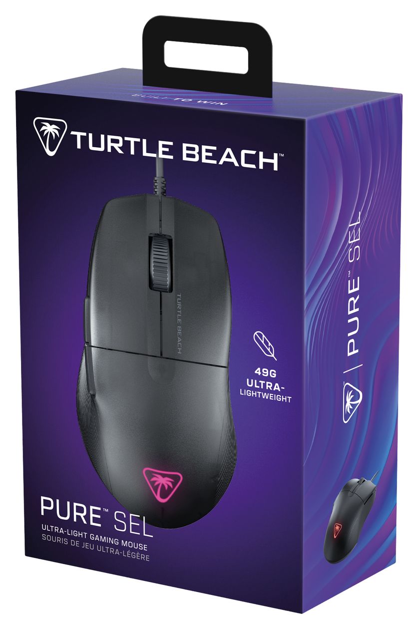 Pure SEL 8000 DPI Gaming Maus Optisch  (Schwarz) 