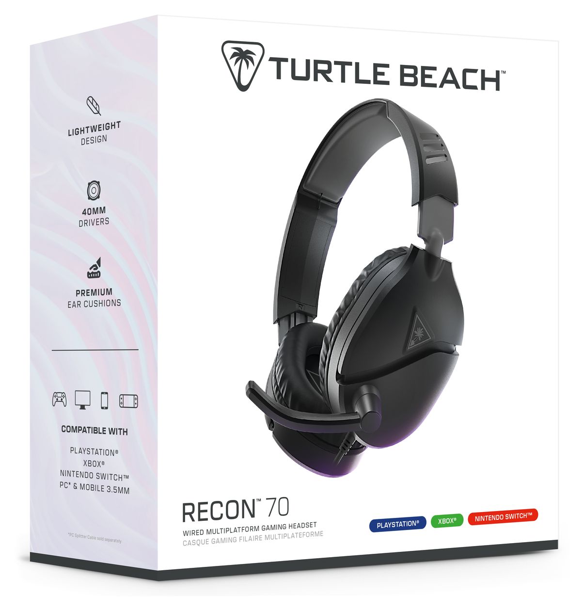 Recon 70 Gaming Over Ear Kopfhörer Kabelgebunden  (Schwarz) 