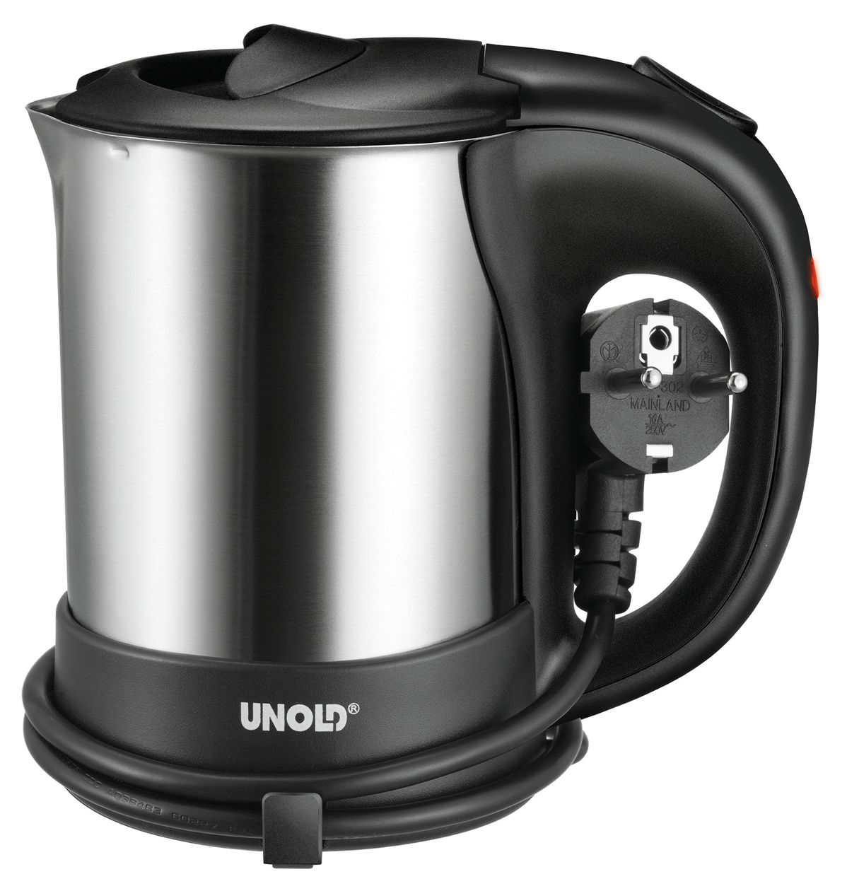 18575 0,5 l Wasserkocher 1000 W  (Schwarz, Edelstahl) 