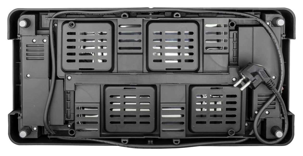 48755 Extendable Raclette für 8 Personen 1300 W  (Schwarz) 