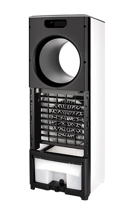 Fresh Turmventilator Stand  (Grau, Weiß) 