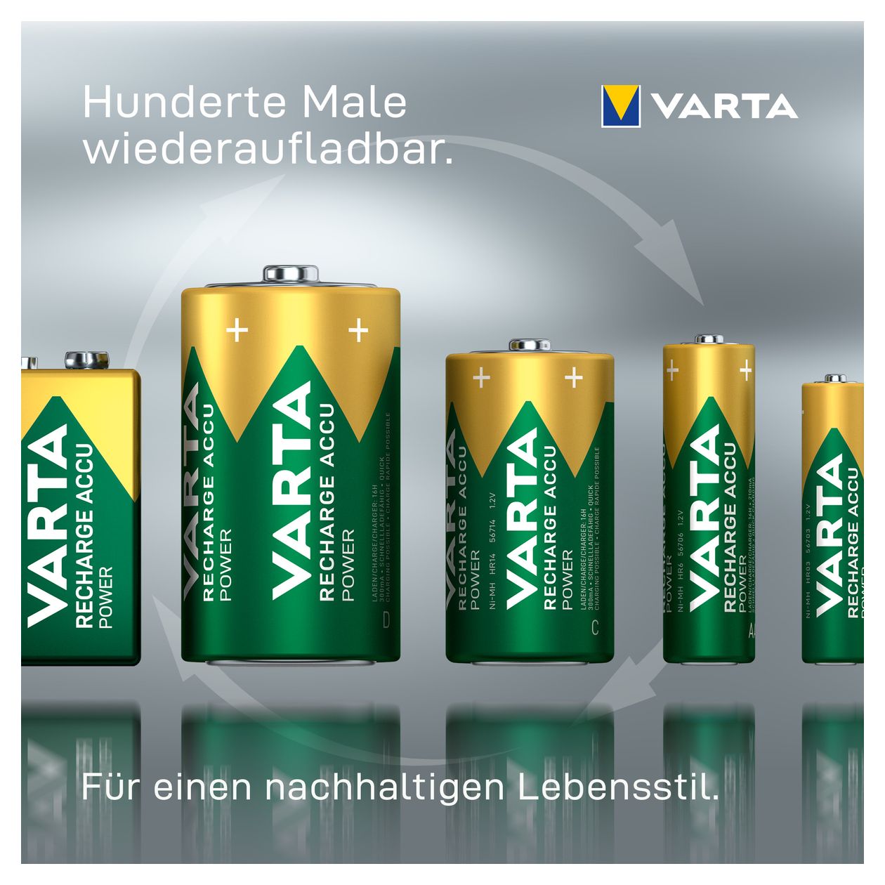 Batterien 9V Blockbatterie, wiederaufladbar, 1 Stück, Recharge Accu Power, Akku, 200 mAh, ohne Memory Effekt, vorgeladen, sofort einsatzbereit 
