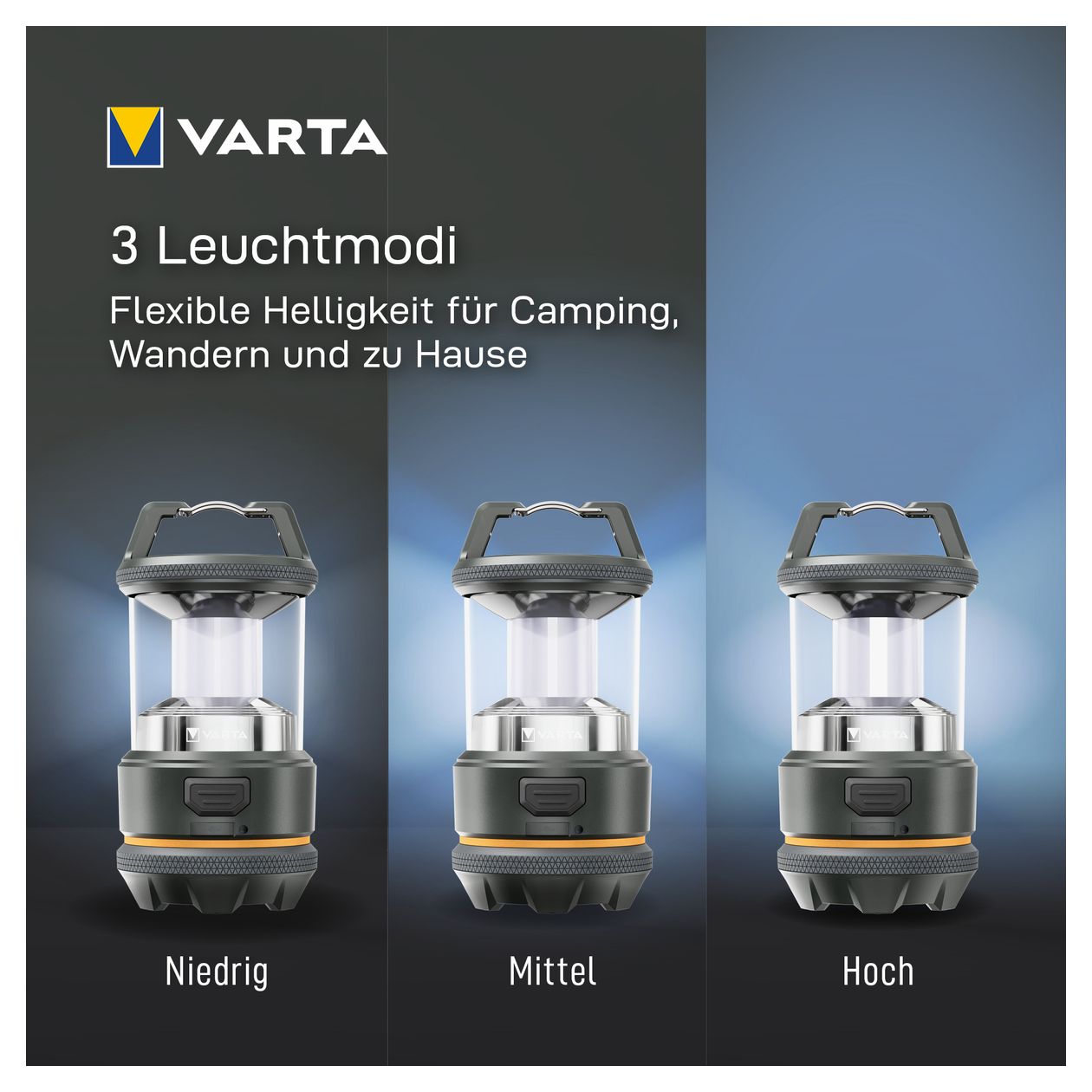 L20R Outdoor Laterne Batterie  (Schwarz) 