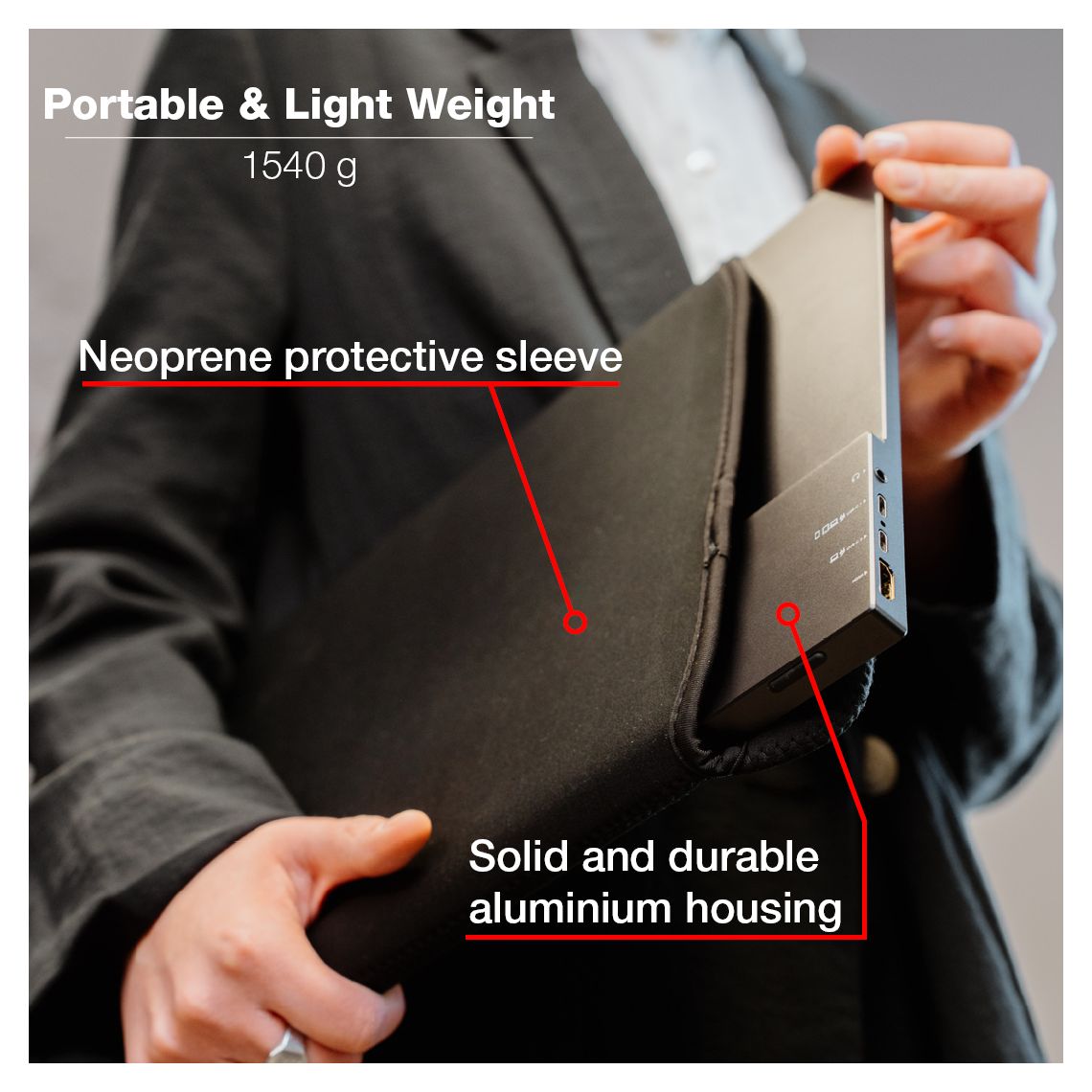 PMT-17 Full HD Monitor 43,9 cm (17.3 Zoll) 16:9 6 ms 300 cd/m²  (Schwarz) 