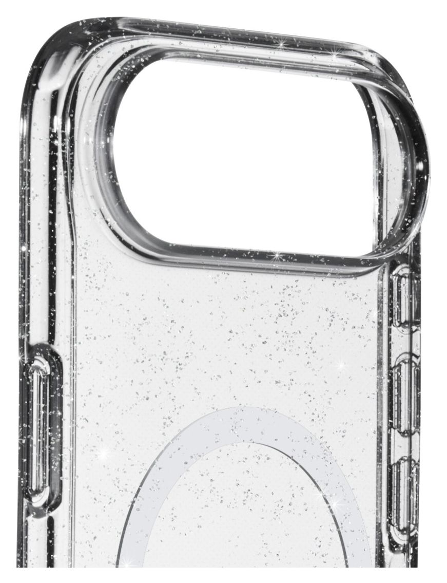 Mag Glitter Cover für Apple iPhone Air  (Transparent) 