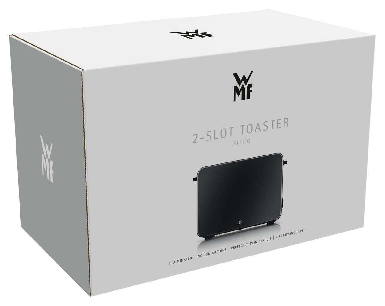 Stelio Toaster 1050 W 2 Scheibe(n) 7 Stufen  (Schwarz) 