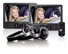 Lenco MES-415 2x tragbarer DVD-Player 9'' Kopfhörer USB/SD Akku 2h für 129,00 Euro