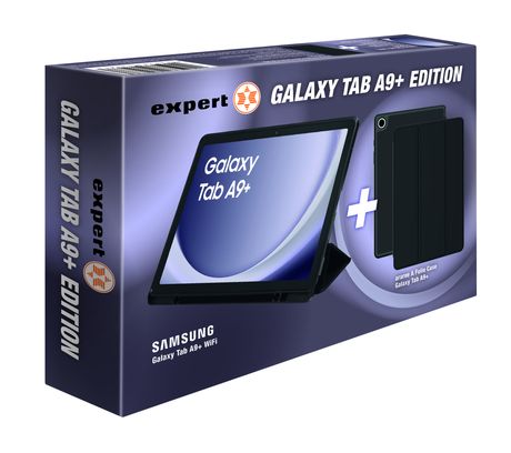 Samsung Galaxy Tab A9+ 64 GB Tablet 27,9 cm (11 Zoll) 1,8 GHz Android 8 MP (Graphit) für 222,00 Euro