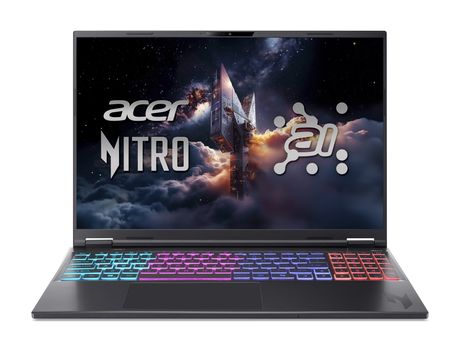 Acer Nitro AN16S-61-R2M9 WQXGA Notebook 40,6 cm (16 Zoll) 2560 x 1600 Pixel 16 GB Ram 1 TB SSD Windows 11 Home AMD Ryzen 9 max. 5 GHz NVIDIA GeForce RTX 5070  (Schwarz) f&uuml;r 2.543,00 Euro