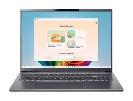 Acer Aspire AI A16-11M-X4RP WUXGA Notebook 40,6 cm (16 Zoll) 1920 x 1200 Pixel 32 GB Ram 1 TB SSD Windows 11 Home Qualcomm Snapdragon max. 3 GHz  (Grau) f&uuml;r 899,00 Euro