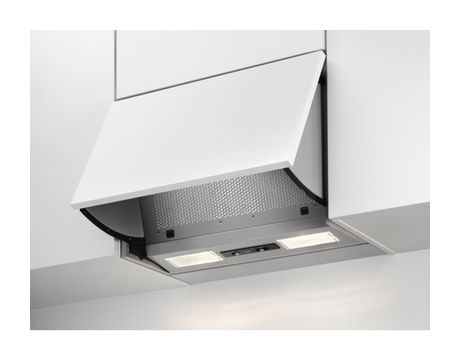 AEG DEB1621S Abluft/Umluft Dunstabzugshaube/Esse Einbau 60 cm (Grau) f&uuml;r 167,99 Euro