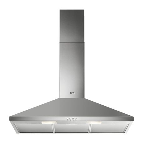 AEG DKB2930M Abluft/Umluft Dunstabzugshaube/Esse Wand 90 cm (Silber) f&uuml;r 225,99 Euro