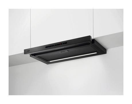 AEG TP66D61HZ Abluft/Umluft Dunstabzugshaube/Esse Flachschirmhaube 60 cm (Schwarz) f&uuml;r 599,00 Euro