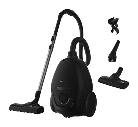 AEG VX83A2EPP Bodenstaubsauger mit Staubbeutel 750 W Allergy Plus  (Schwarz) f&uuml;r 326,00 Euro