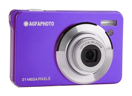 AgfaPhoto Realishot DC8300  Kompaktkamera 8x Opt. Zoom  (Violett) f&uuml;r 109,99 Euro
