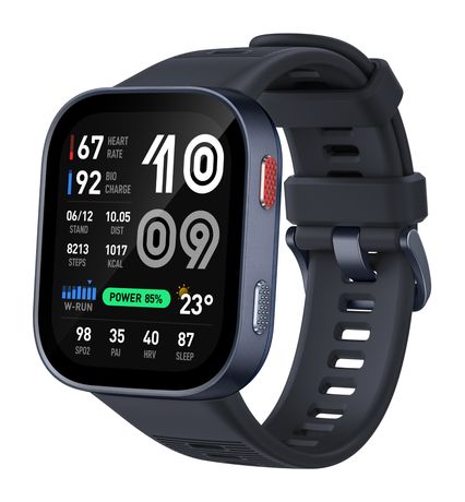 Amazfit Bip Max Digital  Smartwatch Rechteckig 324 ppi  (Blau) f&uuml;r 99,99 Euro