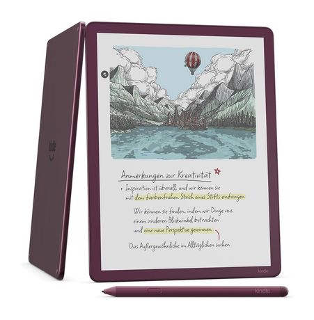 Amazon Kindle Scribe Colorsoft E-Reader 27,9 cm (11 Zoll) 64 GB  (Bordeaux) f&uuml;r 699,99 Euro