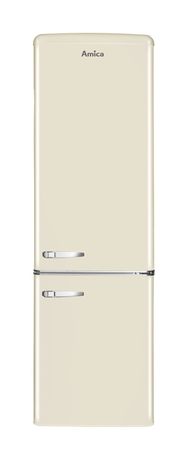 Amica KGCR387101B 181 l / 63 l Kühl-Gefrierkombi freistehend 162 kWh Jahr  (Beige) f&uuml;r 548,00 Euro