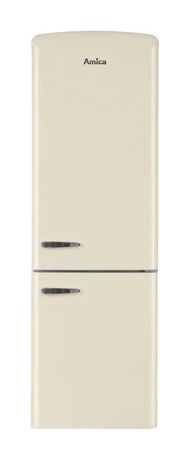 Amica KGCR387109B 234 l / 96 l Kühl-Gefrierkombi freistehend NoFrost 196 kWh Jahr  (Beige) f&uuml;r 724,00 Euro