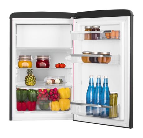 Amica KS15617MS 108 l / 95 l Tischkühlschrank EEK: E 137 kWh Jahr  (Schwarz) f&uuml;r 287,99 Euro