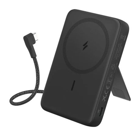 Anker A1685 Zolo 10000 mAh Powerbank USB Typ-C Kabelloses Laden  (Schwarz) f&uuml;r 49,99 Euro